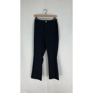 Mukhina High Waisted Dress Pants Womens Size Small Black Elastic Waistband